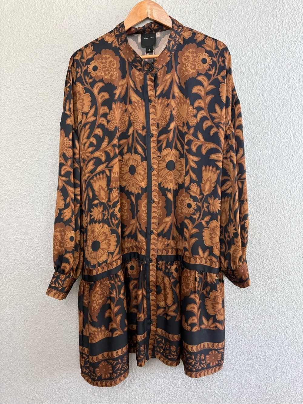 NWT Alex Marie Floral Blouson sleeves Size 16